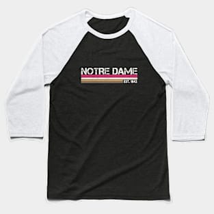 Notre Dame Retro EST. 1842 Baseball T-Shirt